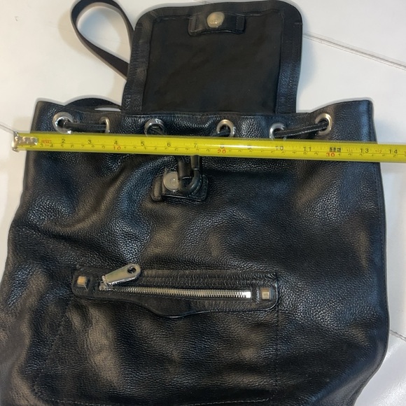Black Rebecca Minkoff leather backpack
